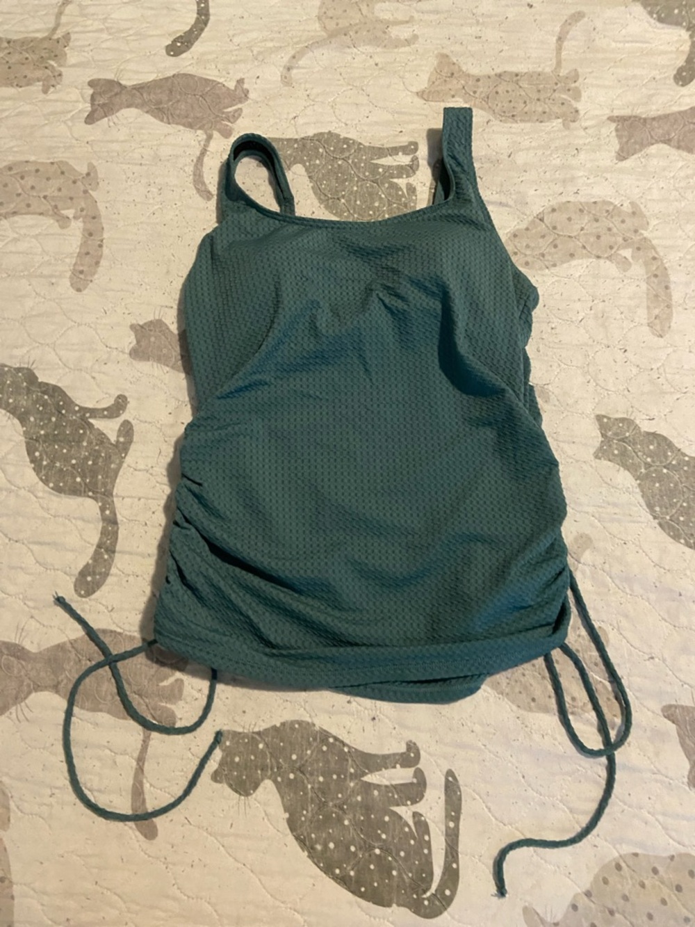 Teal Tankini Top